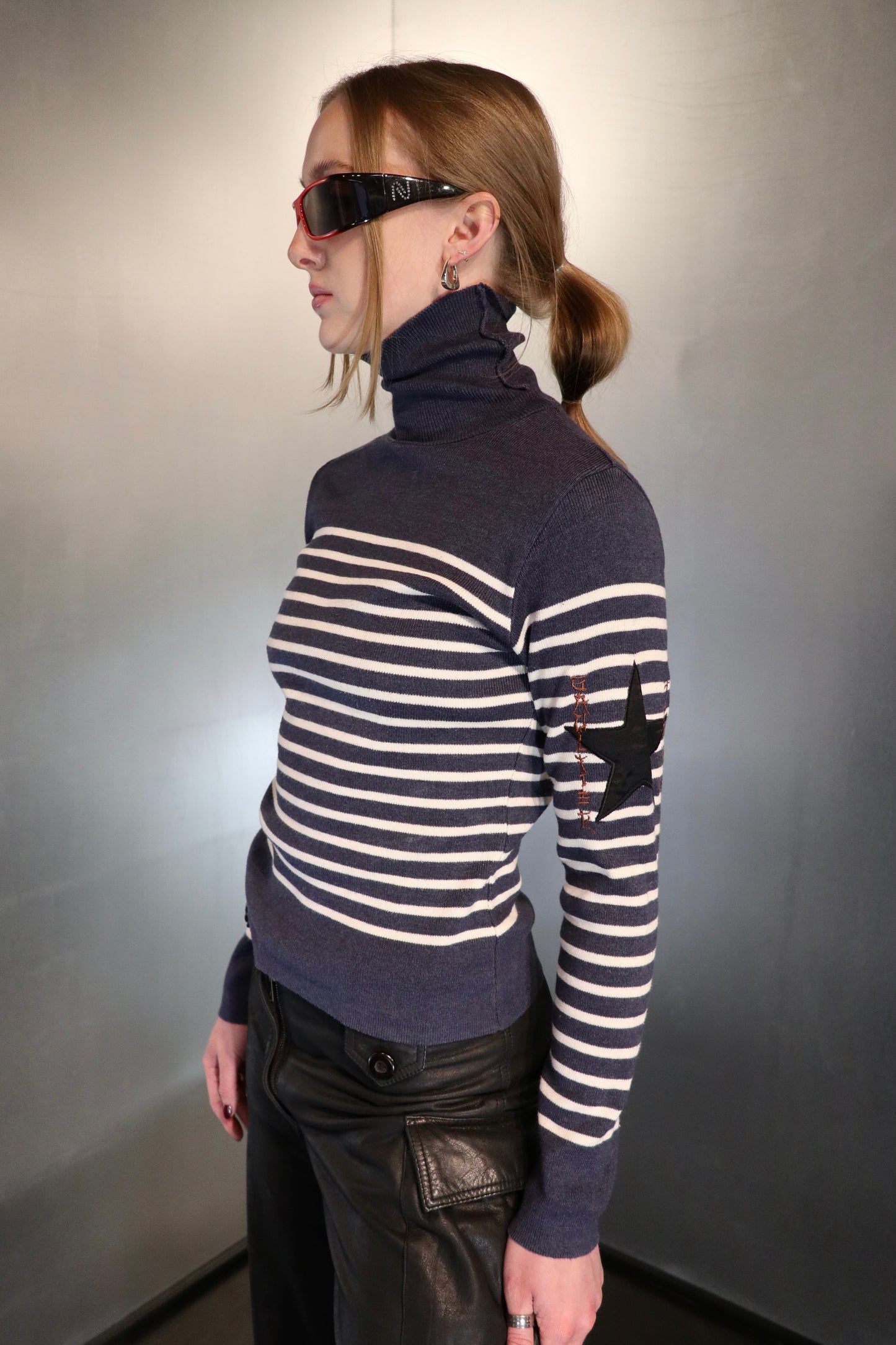 90's Gaultier Jeans Striped Knit