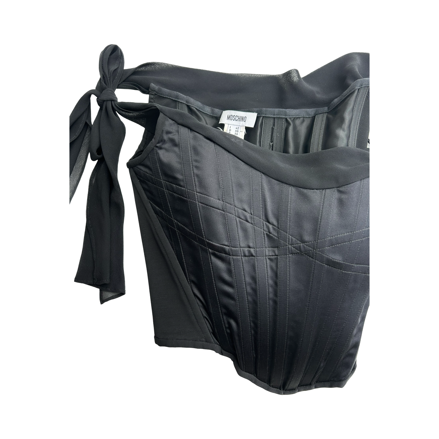 MOSCHINO romantic silk corset
