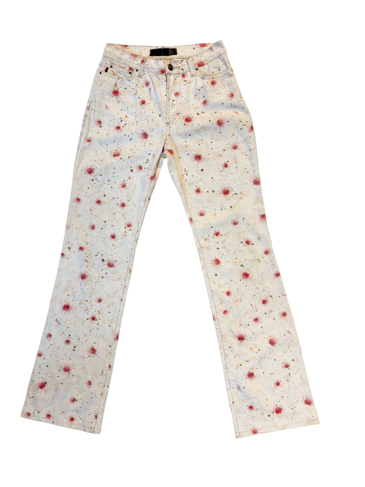 Just Cavalli Flowerprint Jeans