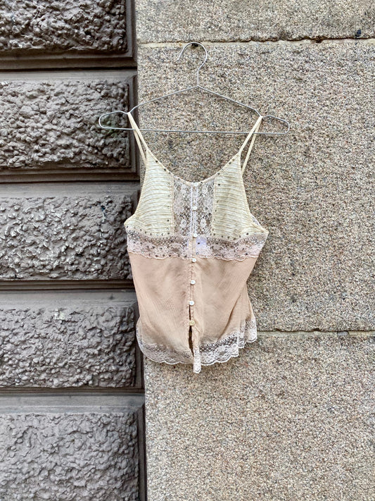 Blumarine Silk and Lace Top 90’s