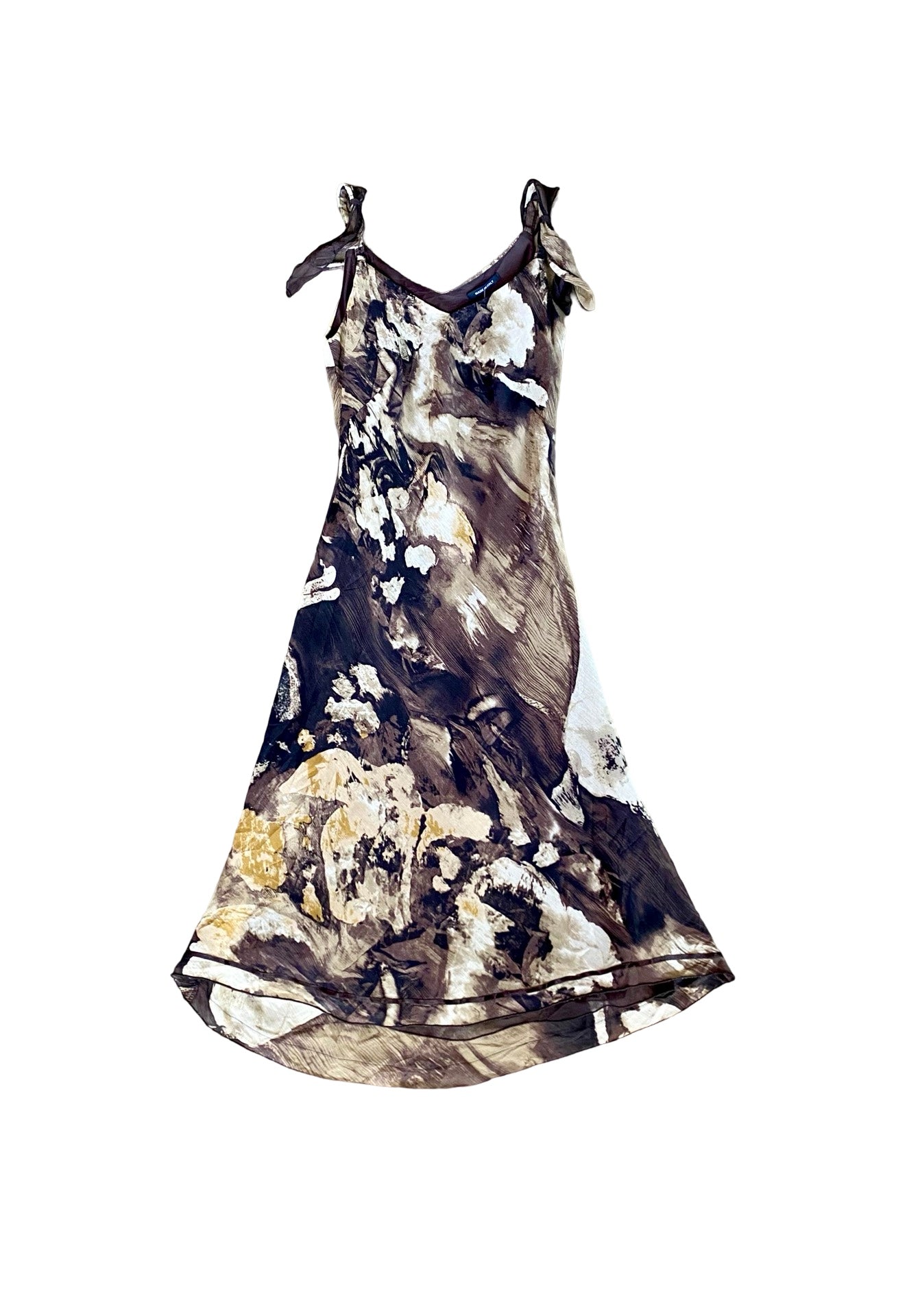 Abstract Mesh Dress Y2K