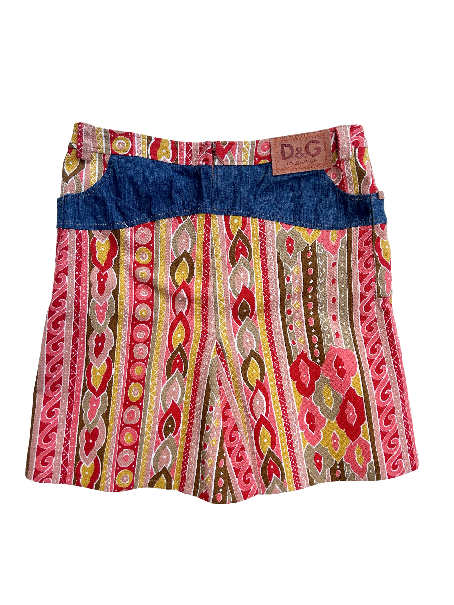 Dolce & Gabbana colorful mini skirt