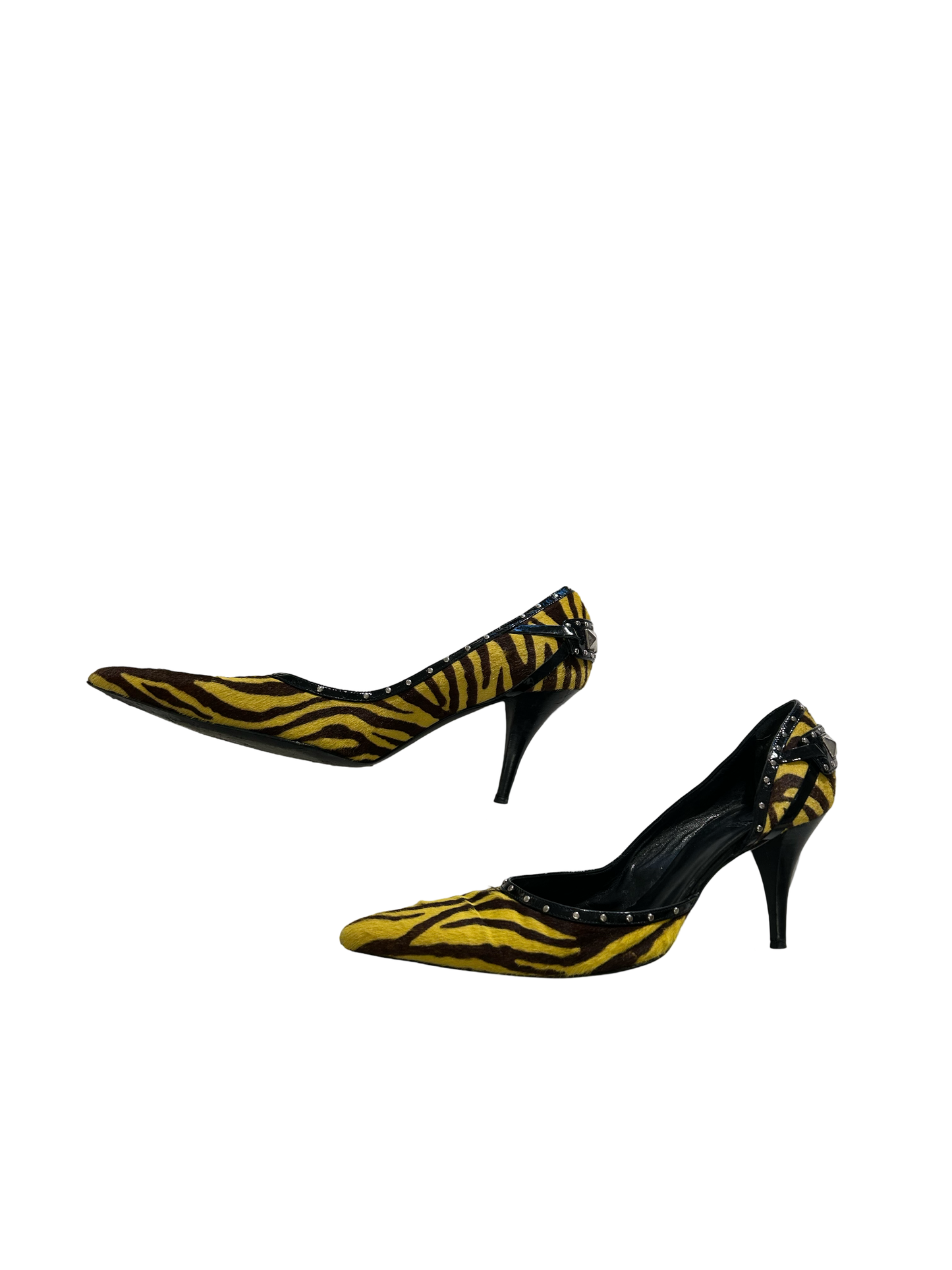 Versace calf’s skin pointy heels