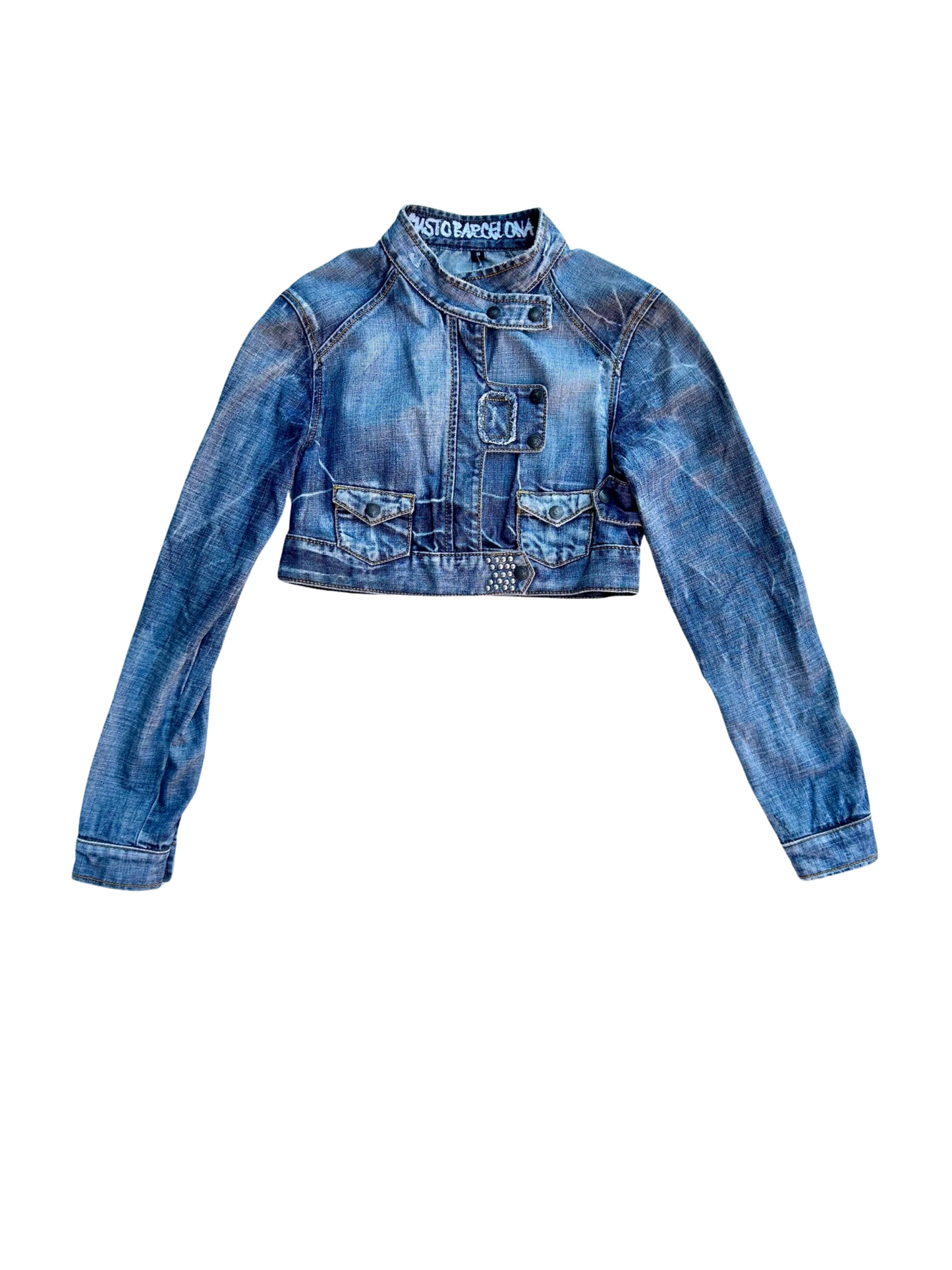 Custo Barcelona cropped denim jacket