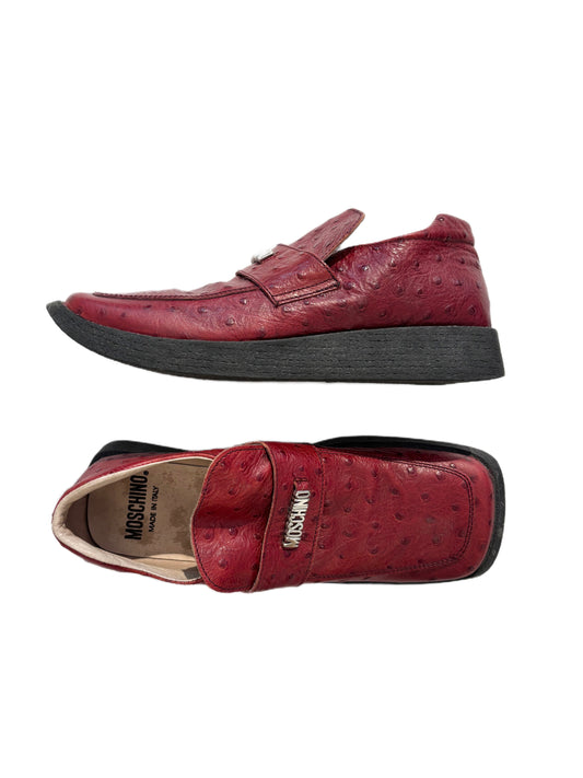 Moschino Red Loafers