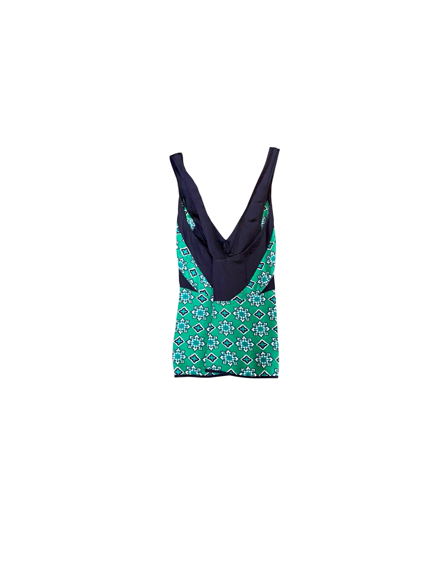 Balenciaga Mosaic Silk Top Y2K