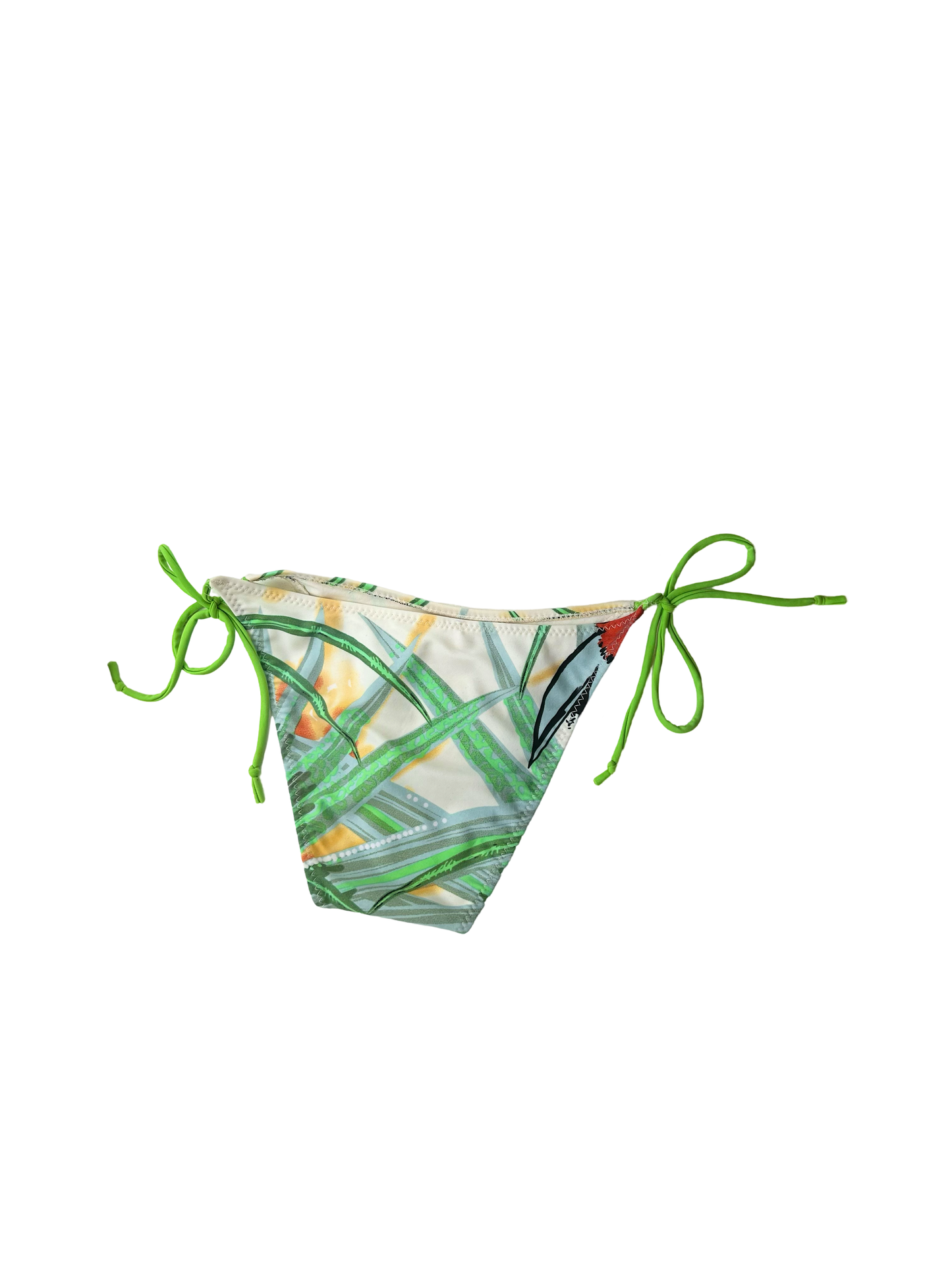 Embellished jungle two piece bikini