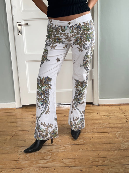 Cavalli Baroque Corduroy Pants