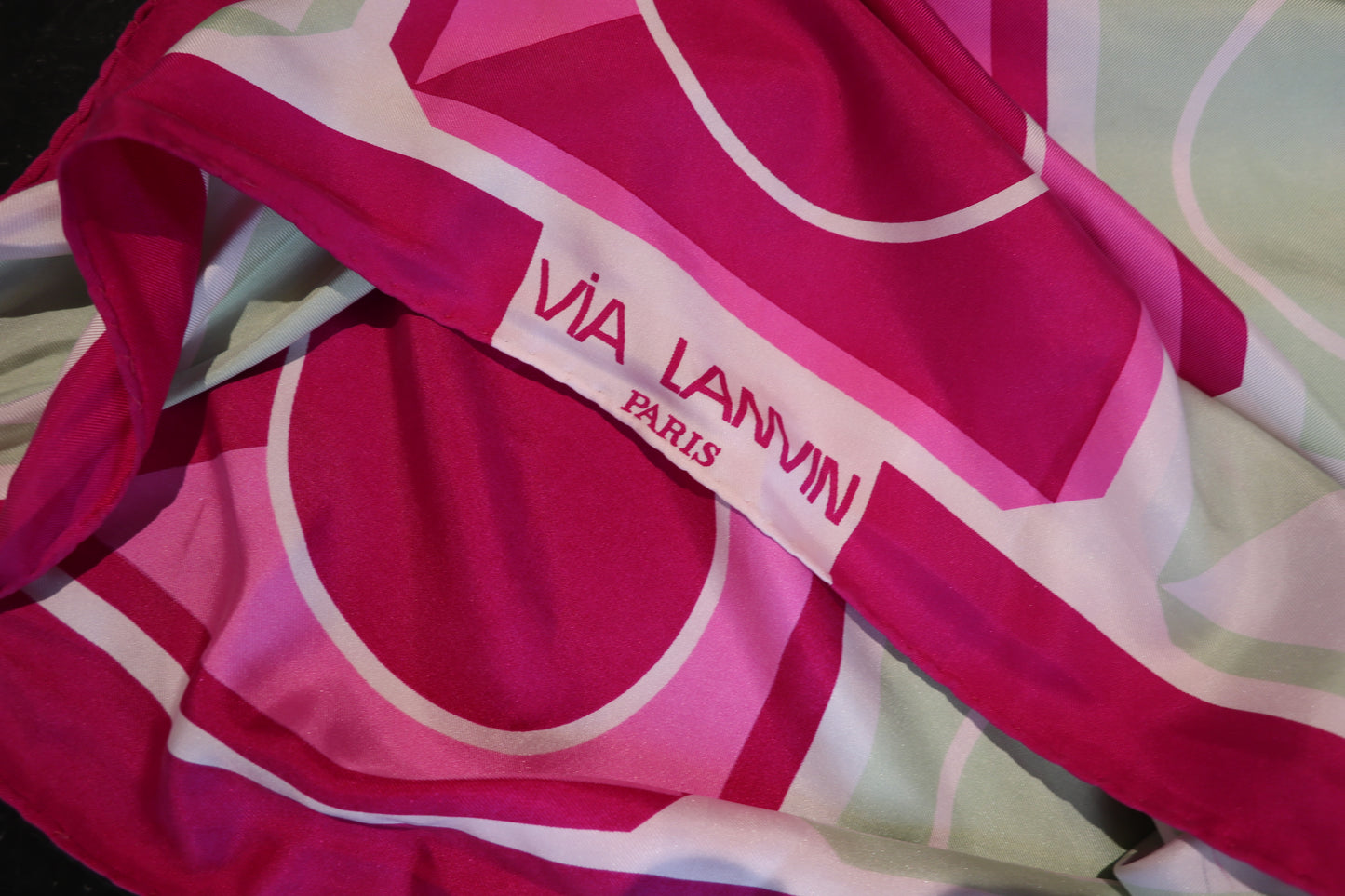 1960’s Lanvin Paris Silk Scarf