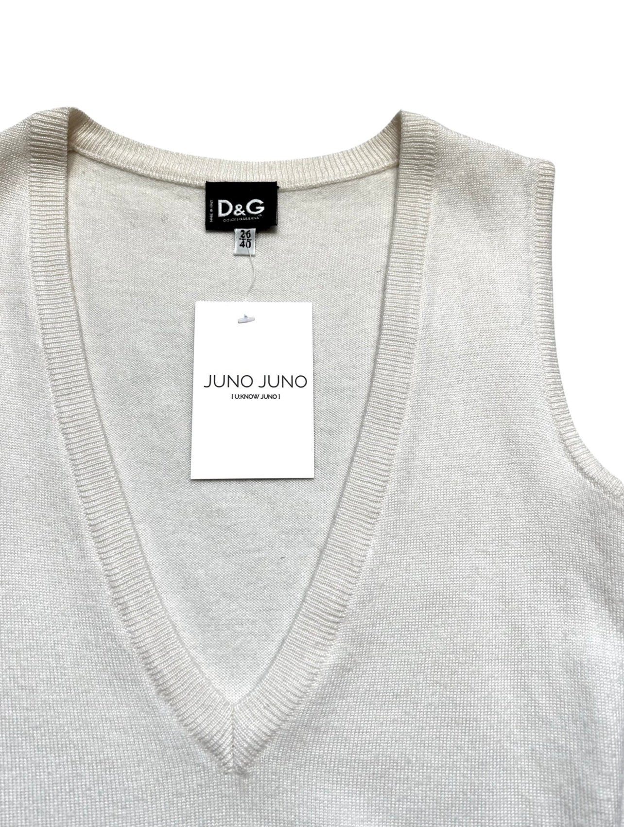 Dolce & Gabbana 90’s knitted vest top