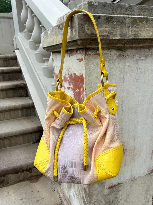 Roberto Cavalli patent leather handbag