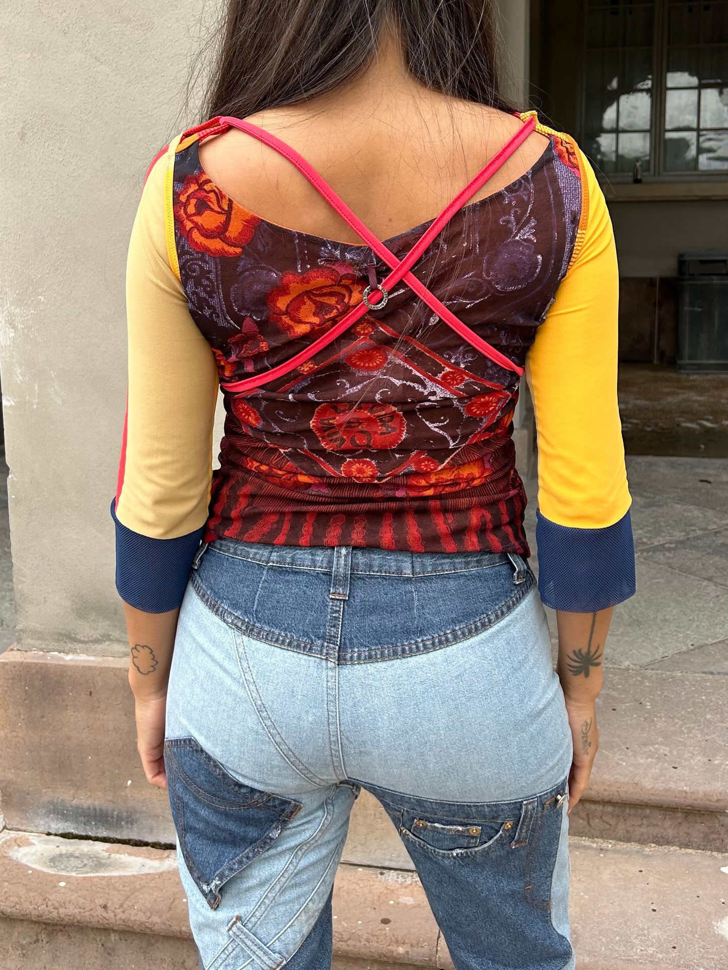 Save The Queen crossed open back top