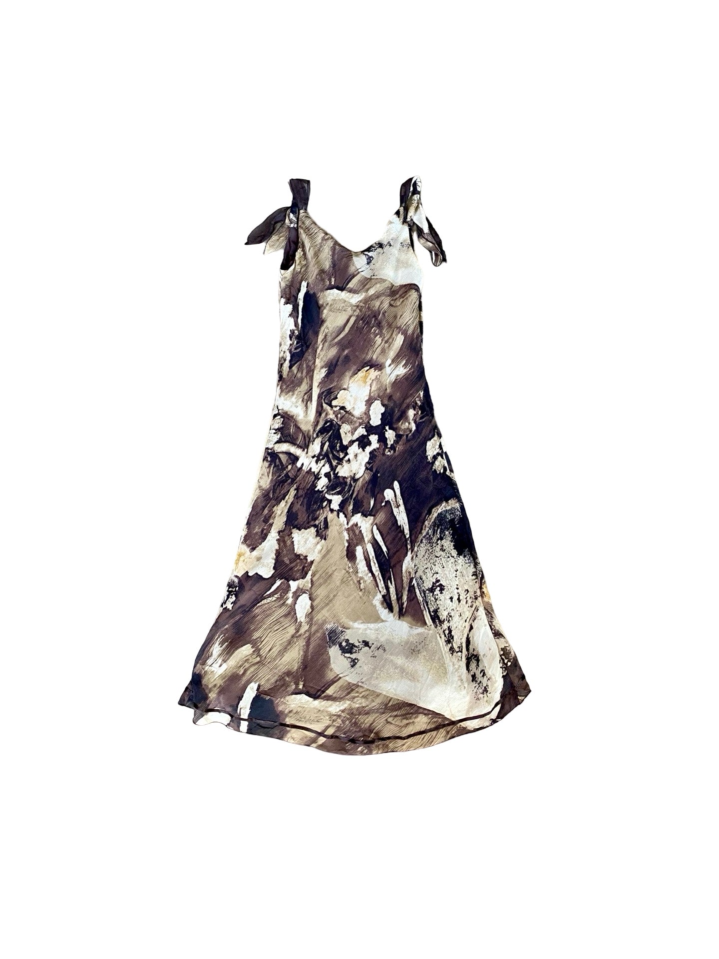 Abstract Mesh Dress Y2K