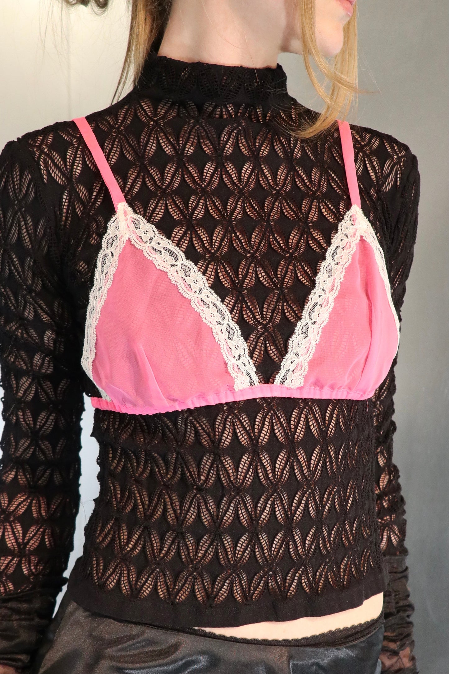 Blugirl by Blumarine Pink Lace Bra top