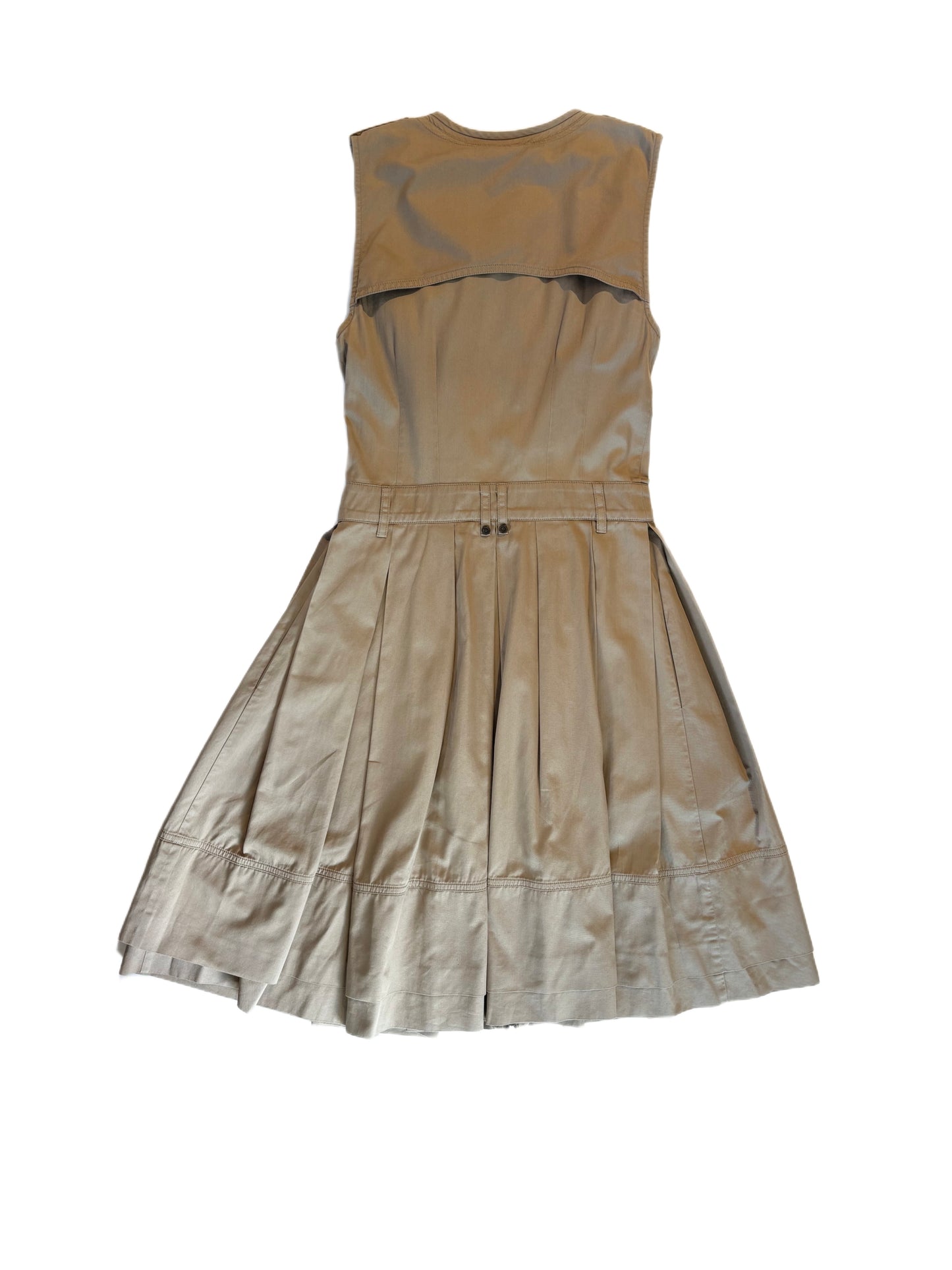 Plein Sud Sleeveless Khaki Dress