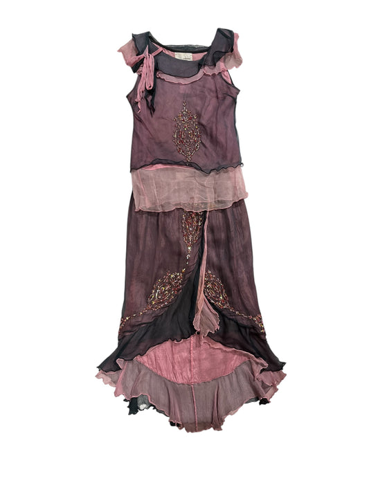 Wrap-around floral set