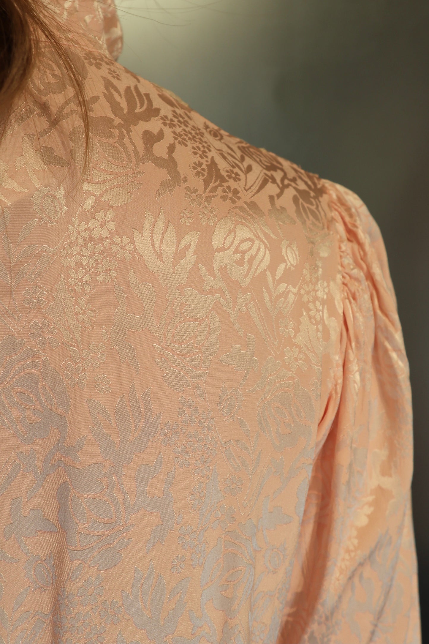 Rare Vintage High Collar Gown