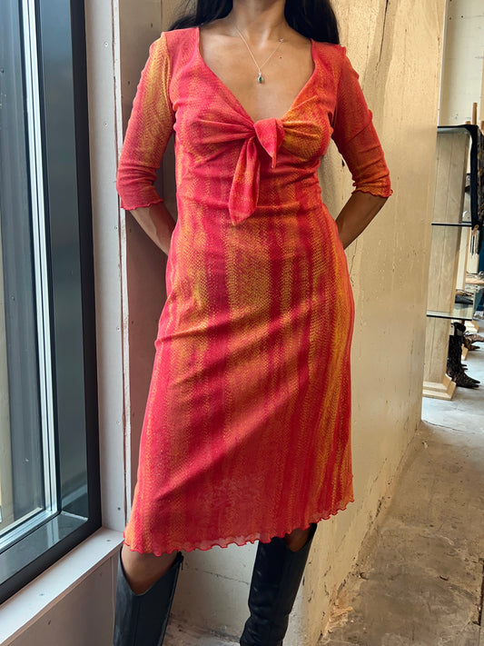 Roberto Cavalli Sparkling Midi Dress 90’s