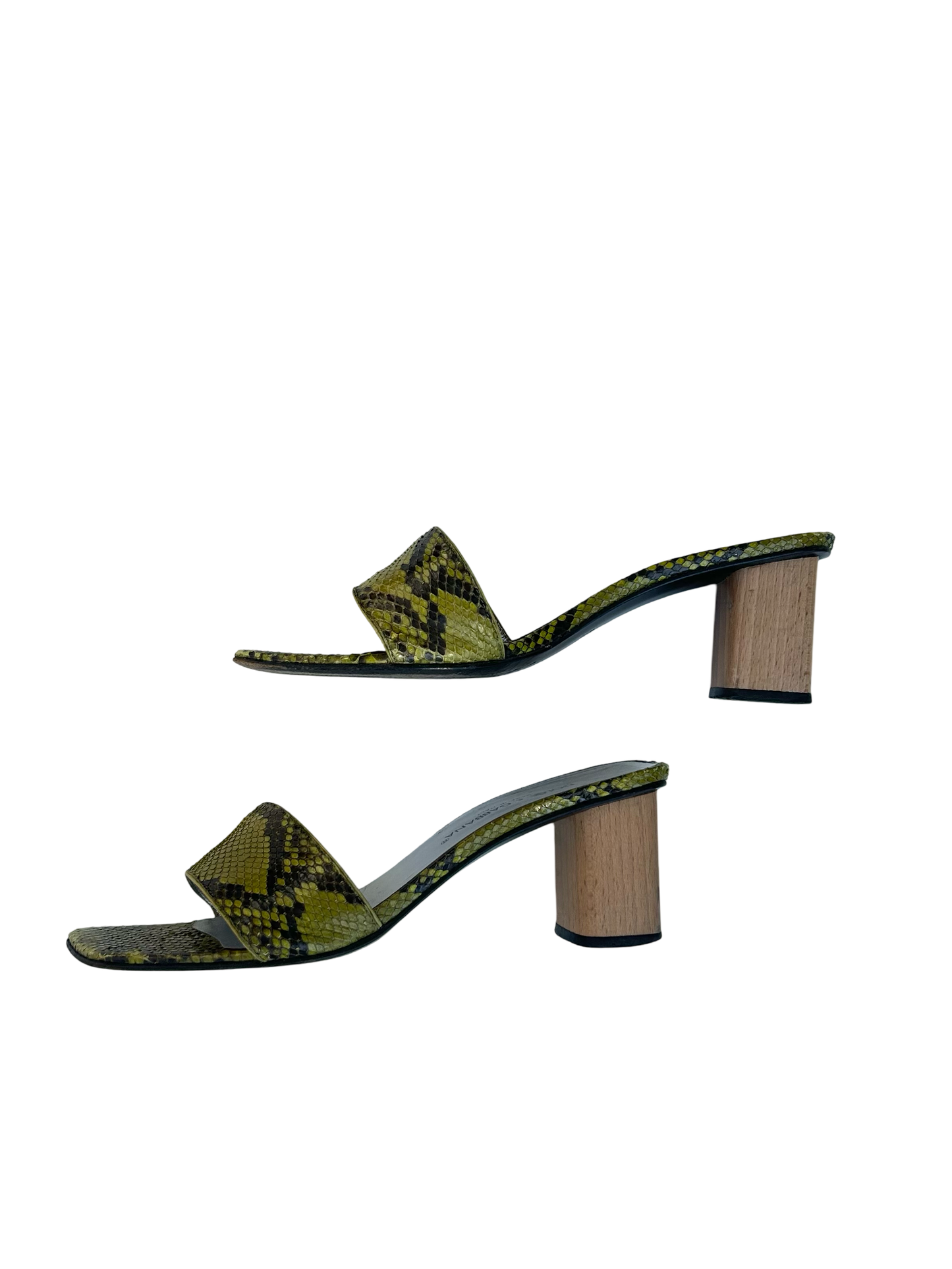 Dolce Gabbana Pytehon Snakeskin Mules