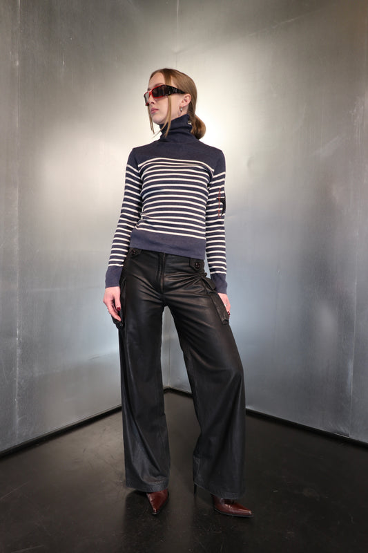 90's Gaultier Jeans Striped Knit