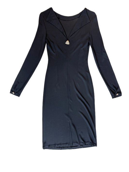 La Perla - Ritmo di Perla Black Midi Dress