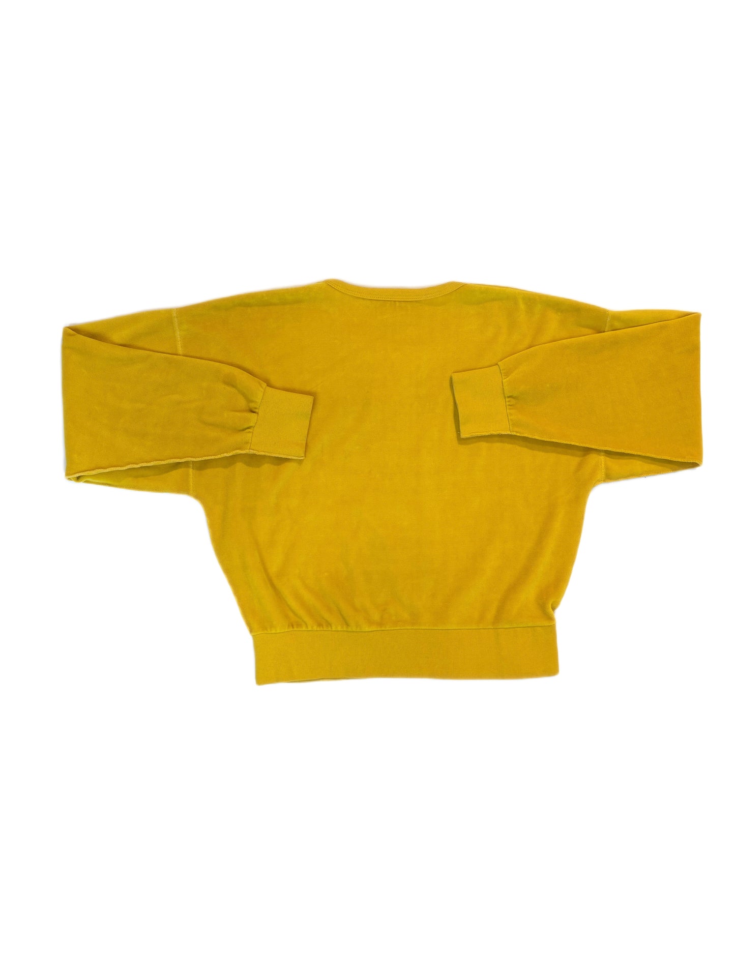 Vintage Sonia Rykiel “World Cities” Velvet Sweatshirt Late 1990s / Early 2000s