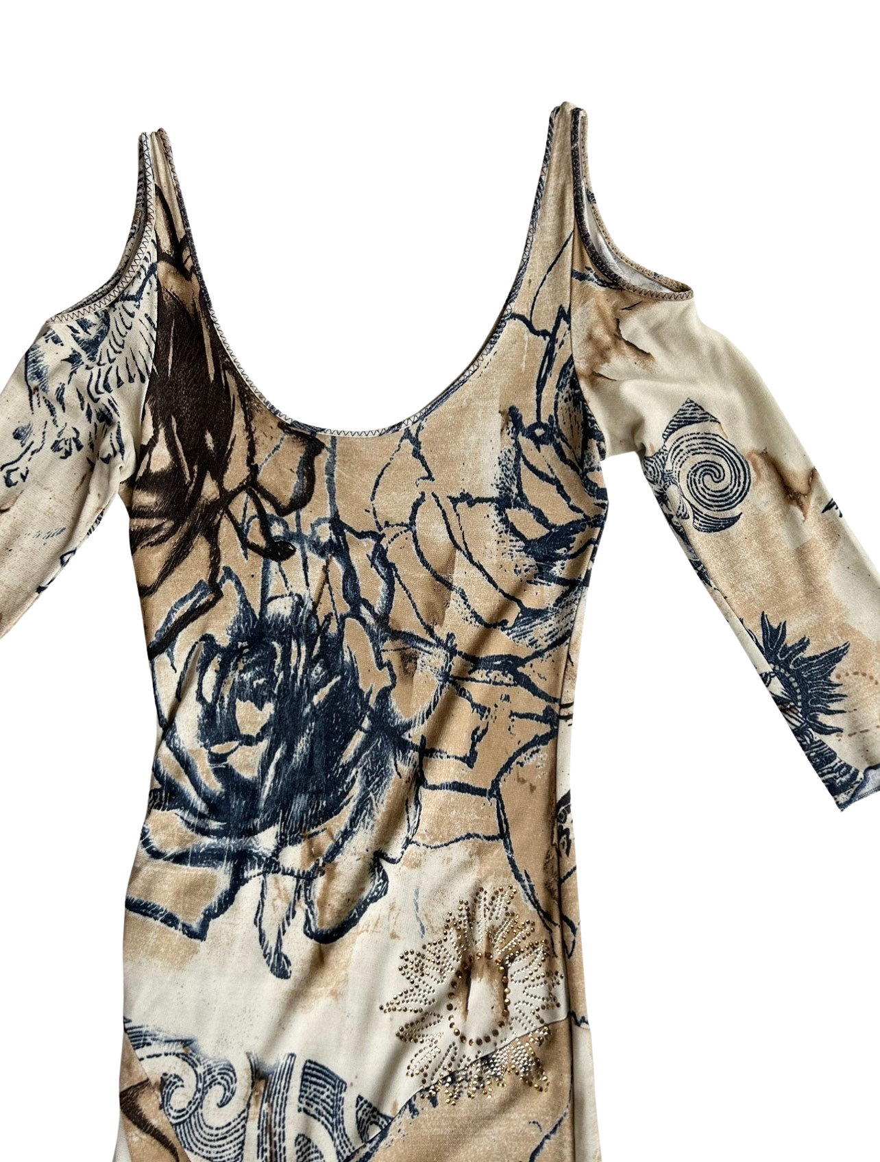 Roberto Cavalli S/S 2003 tattoo dress