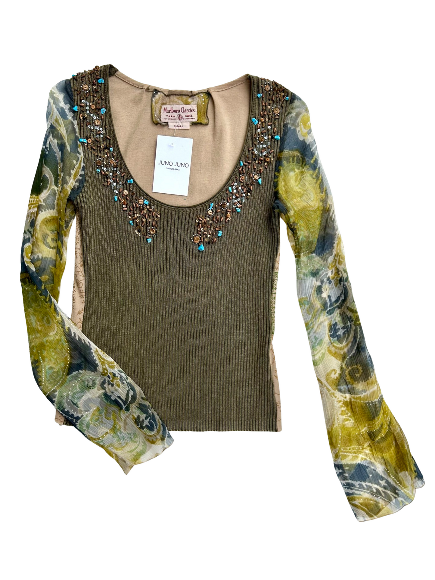 Marlborough Classics sequin top