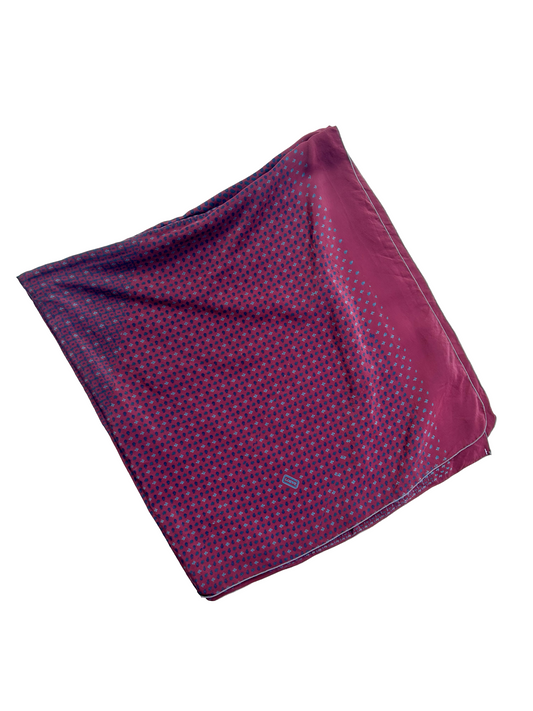 Loewe burgundy monogram scarf