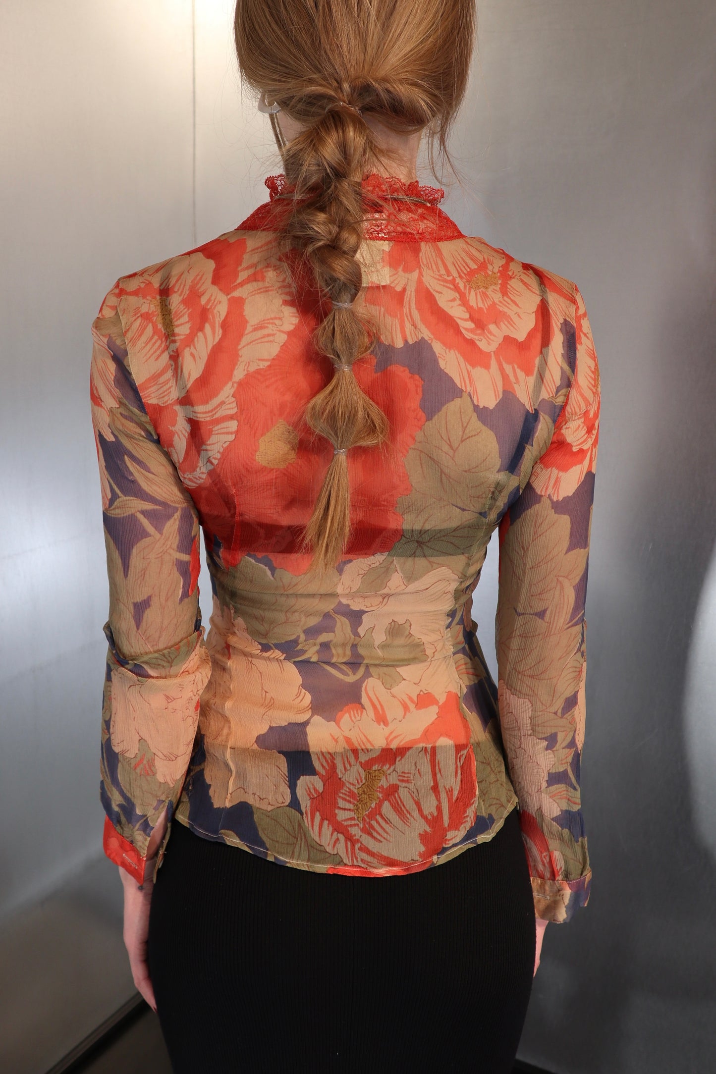 2000’s Dolce & Gabbana Silk Flower Blouse