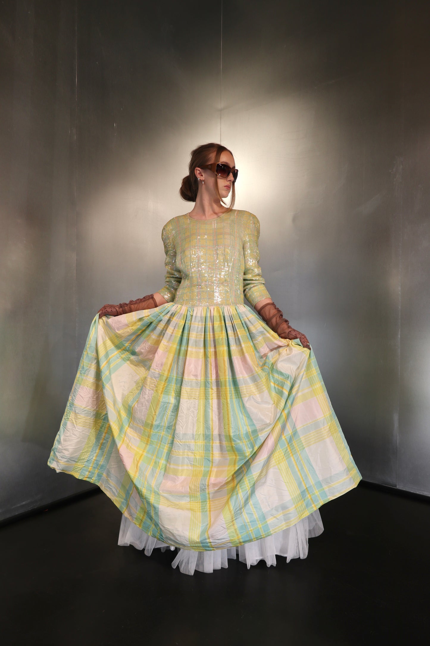 1990’s ESCADA Couture Sequin Ball Gown