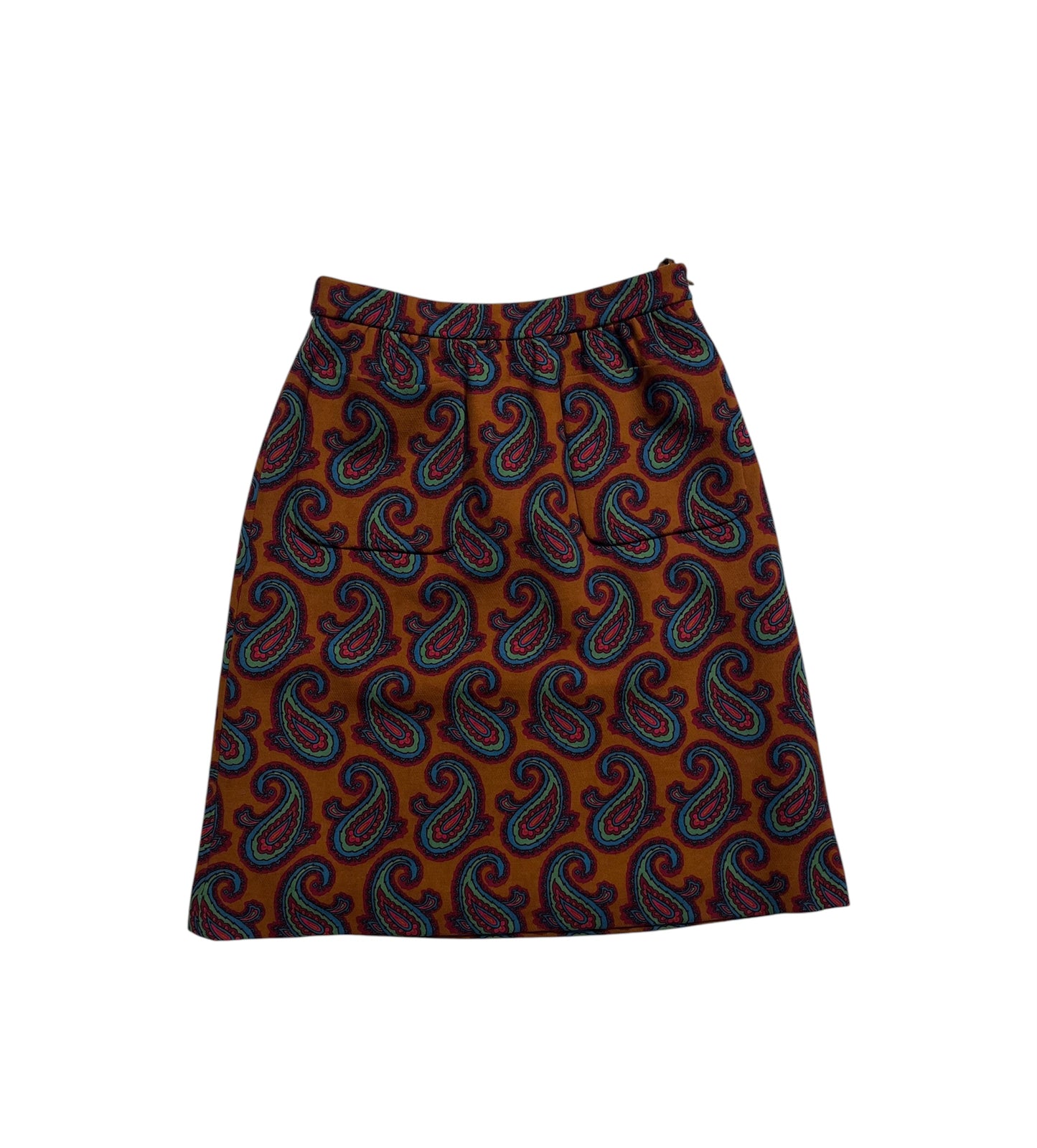 Miu Miu paisley wool skirt
