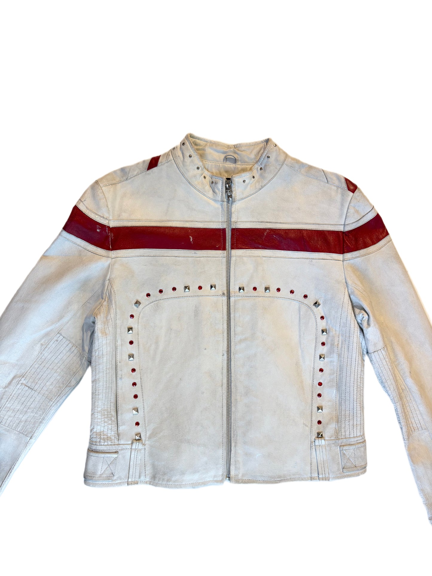 Union Jack Studded Biker Jacket