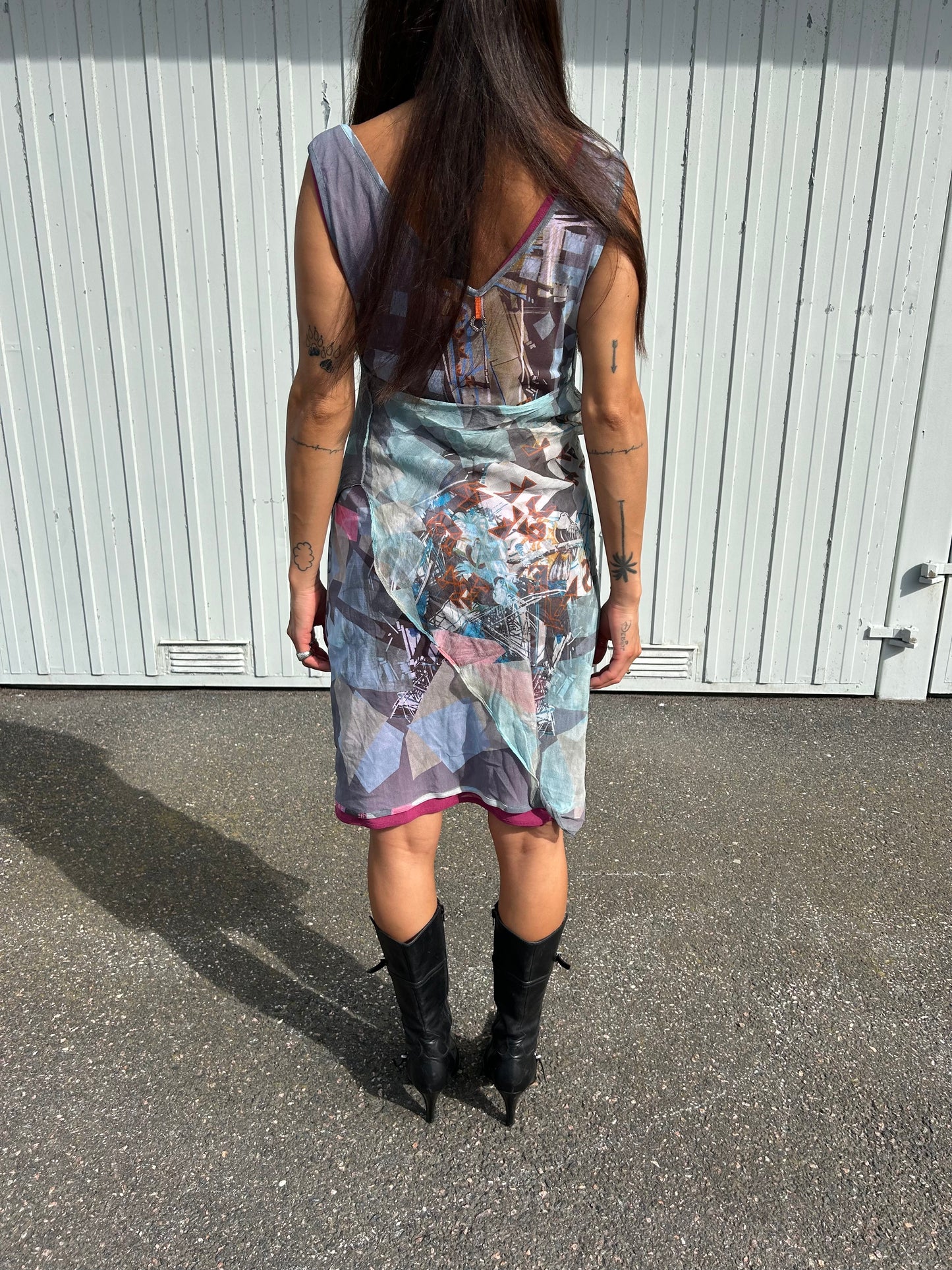 Save the Queen asymmetrical dress