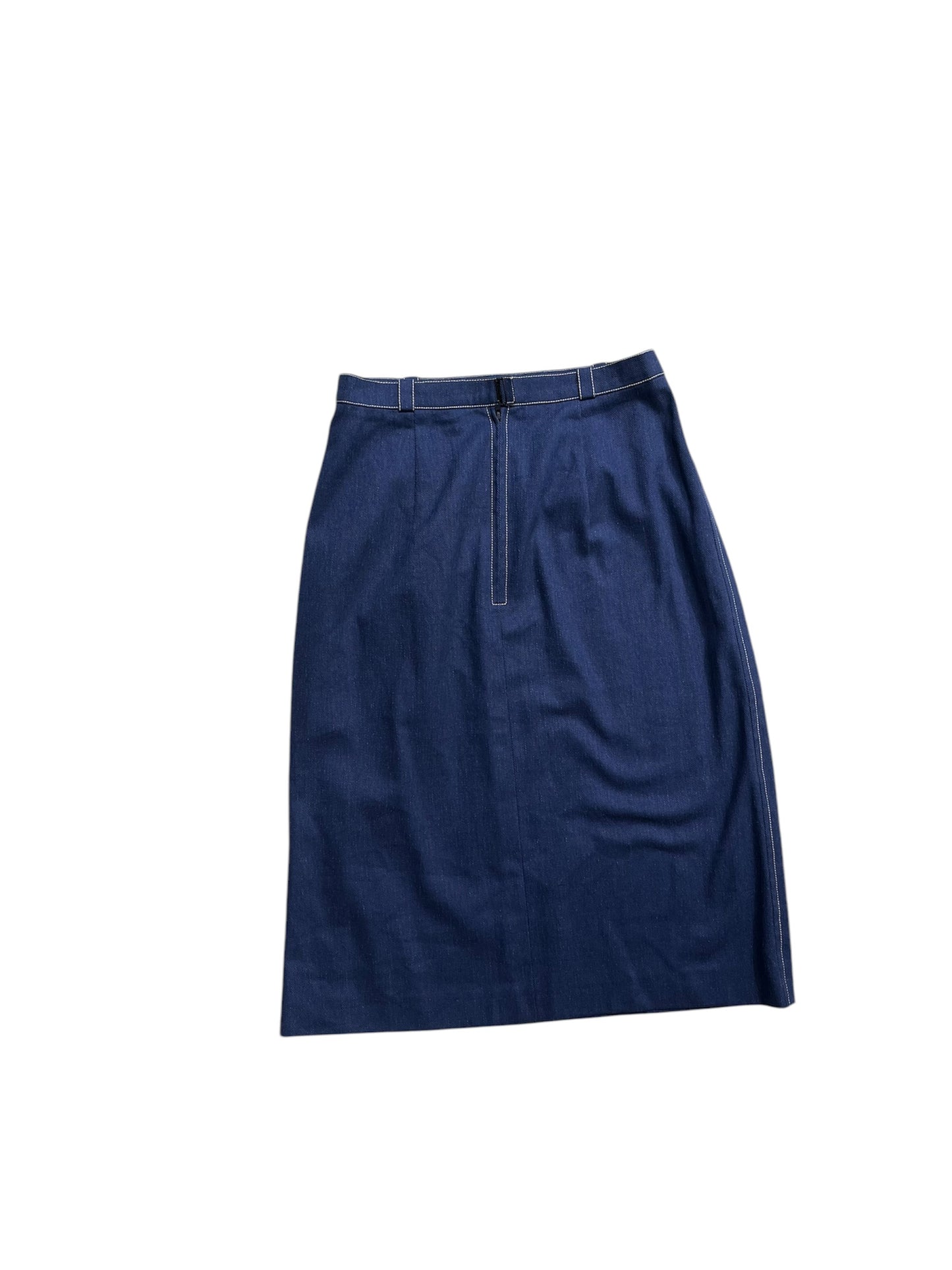Celine denim pencil skirt