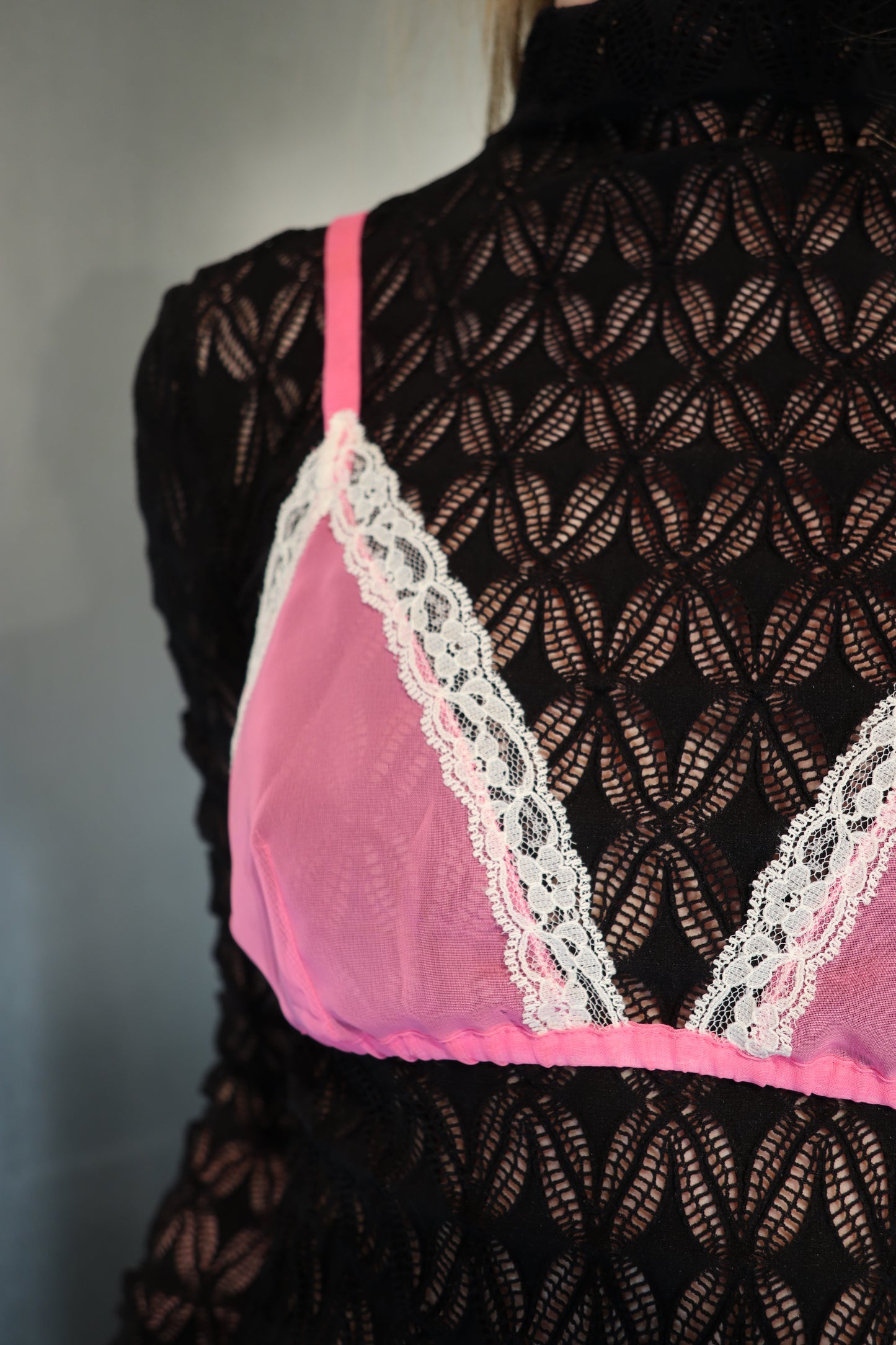 Blugirl by Blumarine Pink Lace Bra top
