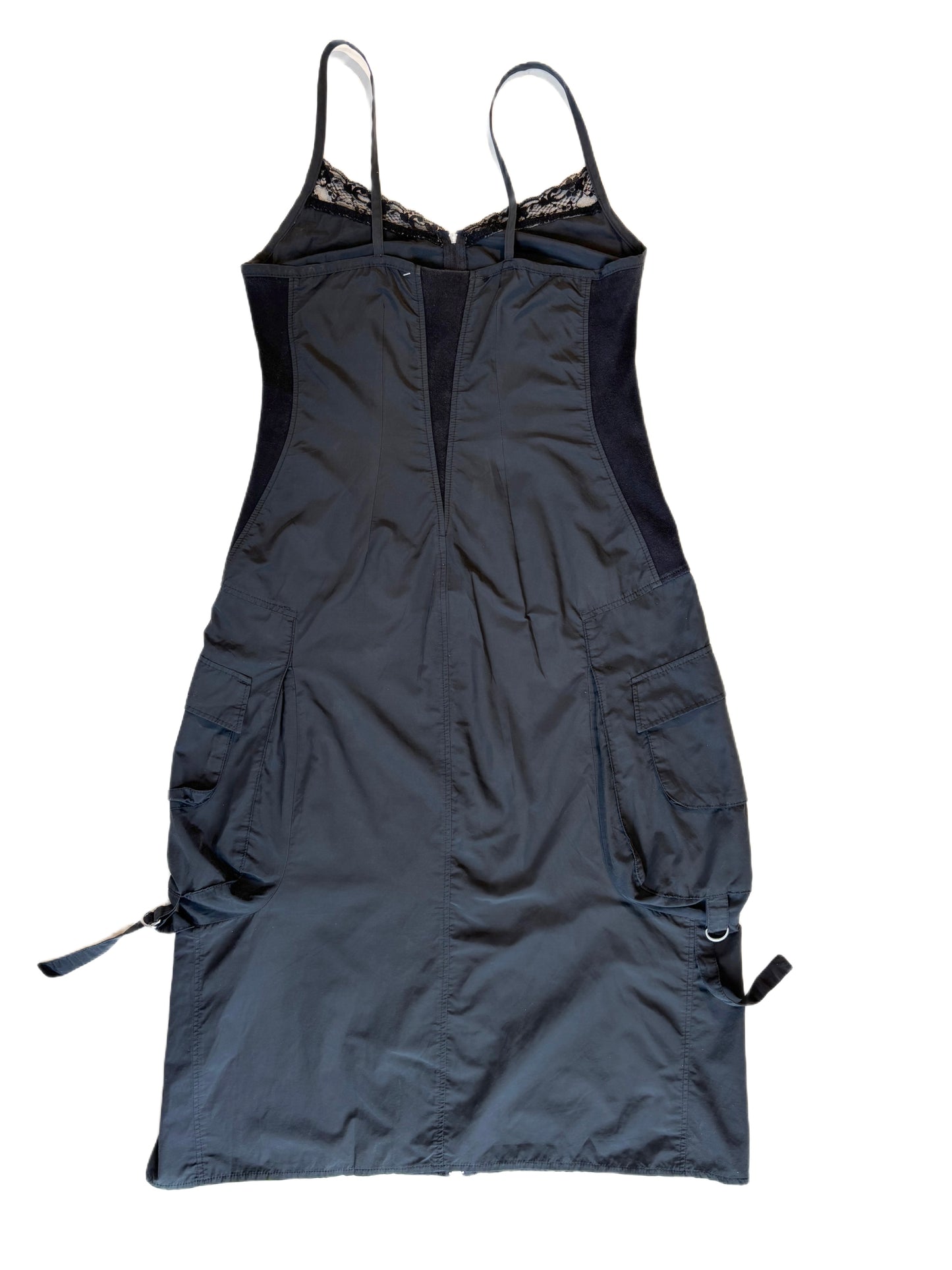 Black Sleeveless Zip Up Dress ( SÅLD TILL LOLA?