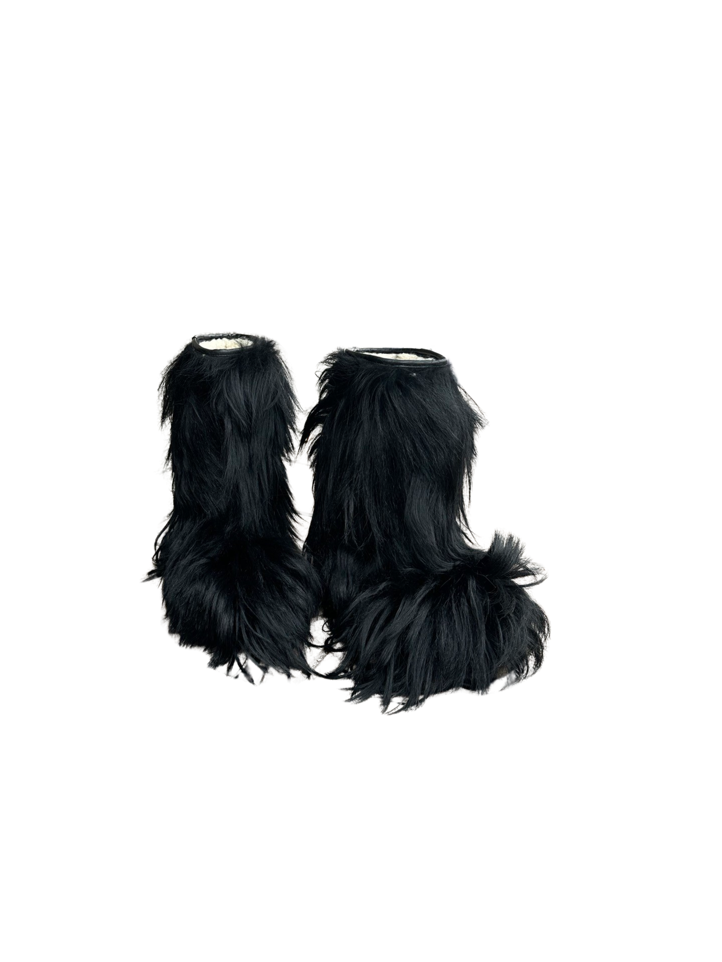 Furry 1970’s Lama Hair Boots