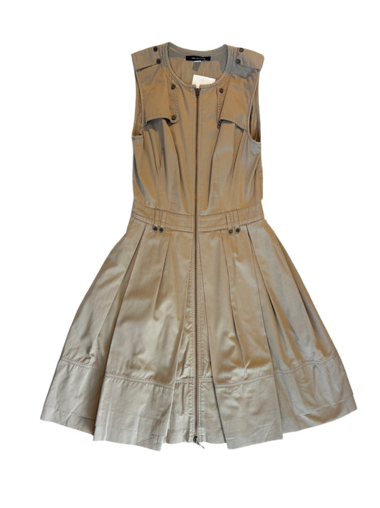 Plein Sud Sleeveless Khaki Dress