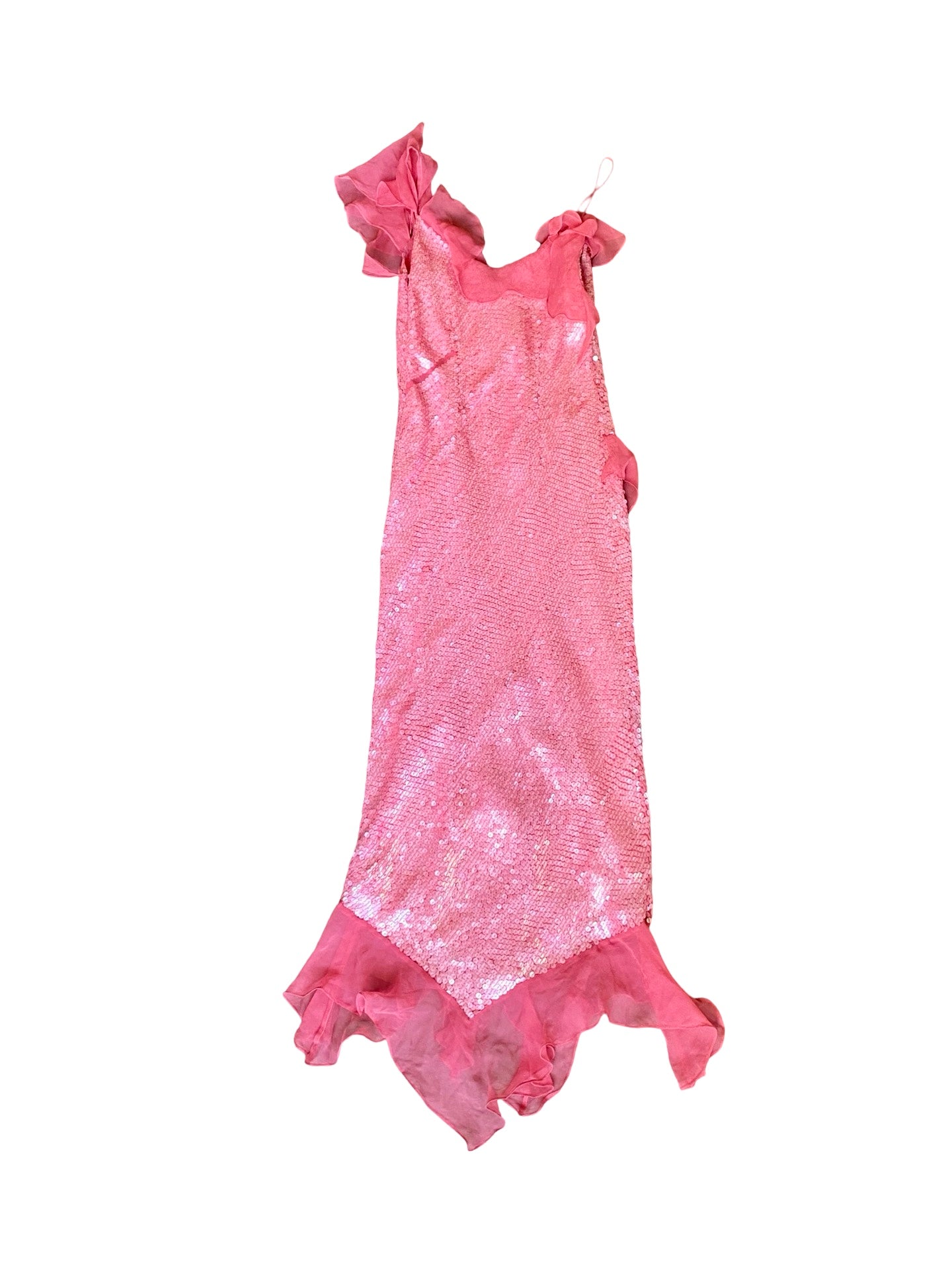 Mermaid Silk Dress Y2K