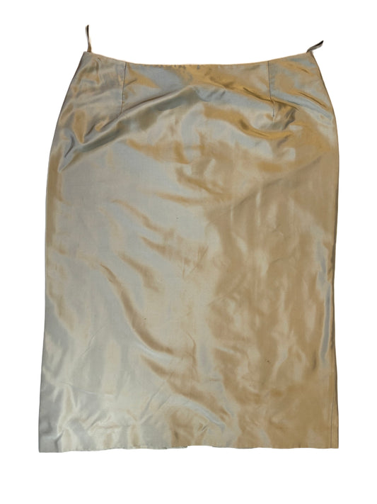 Gucci Champagne Silk Skirt