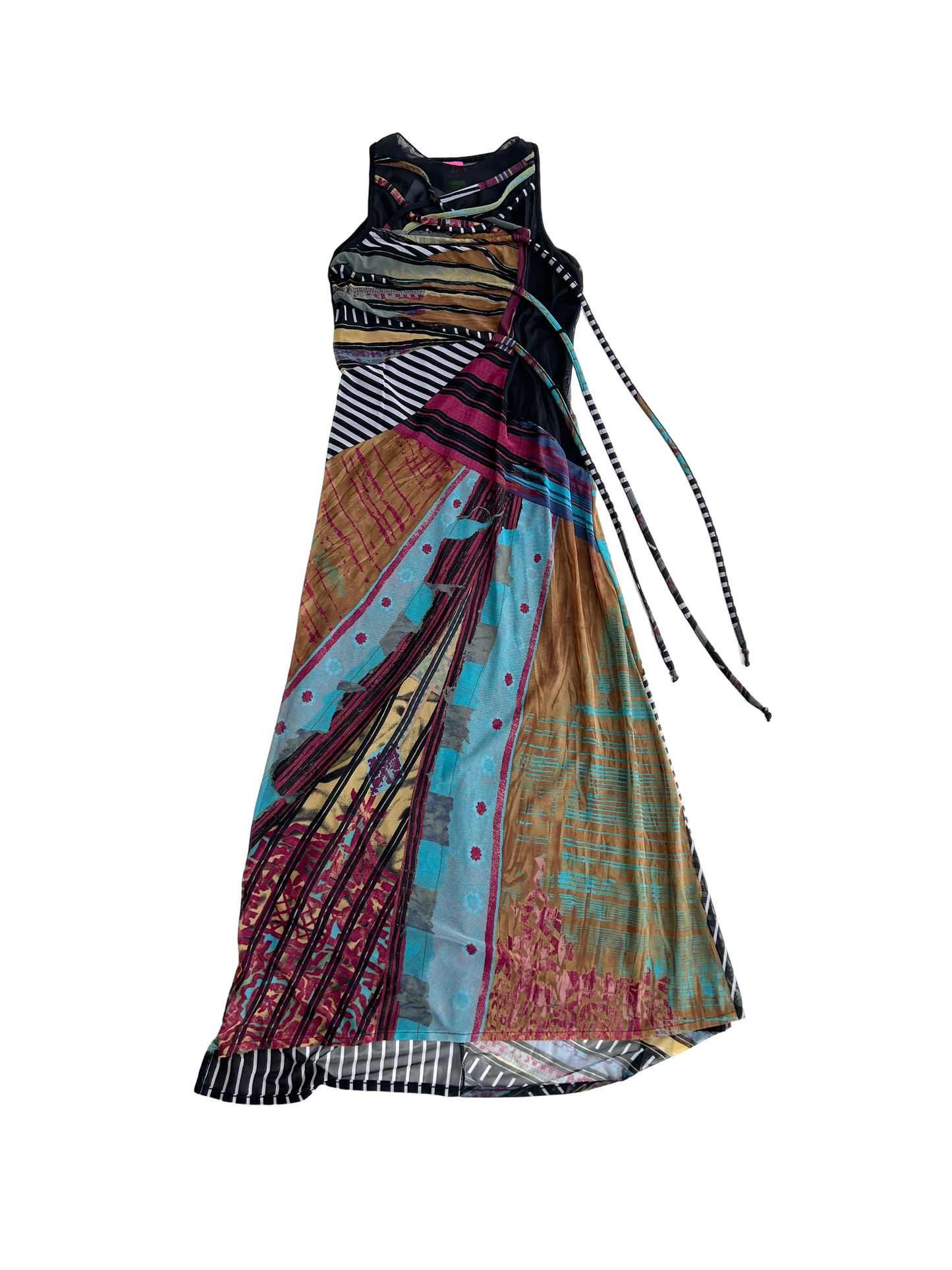Save The Queen mesh maxi dress
