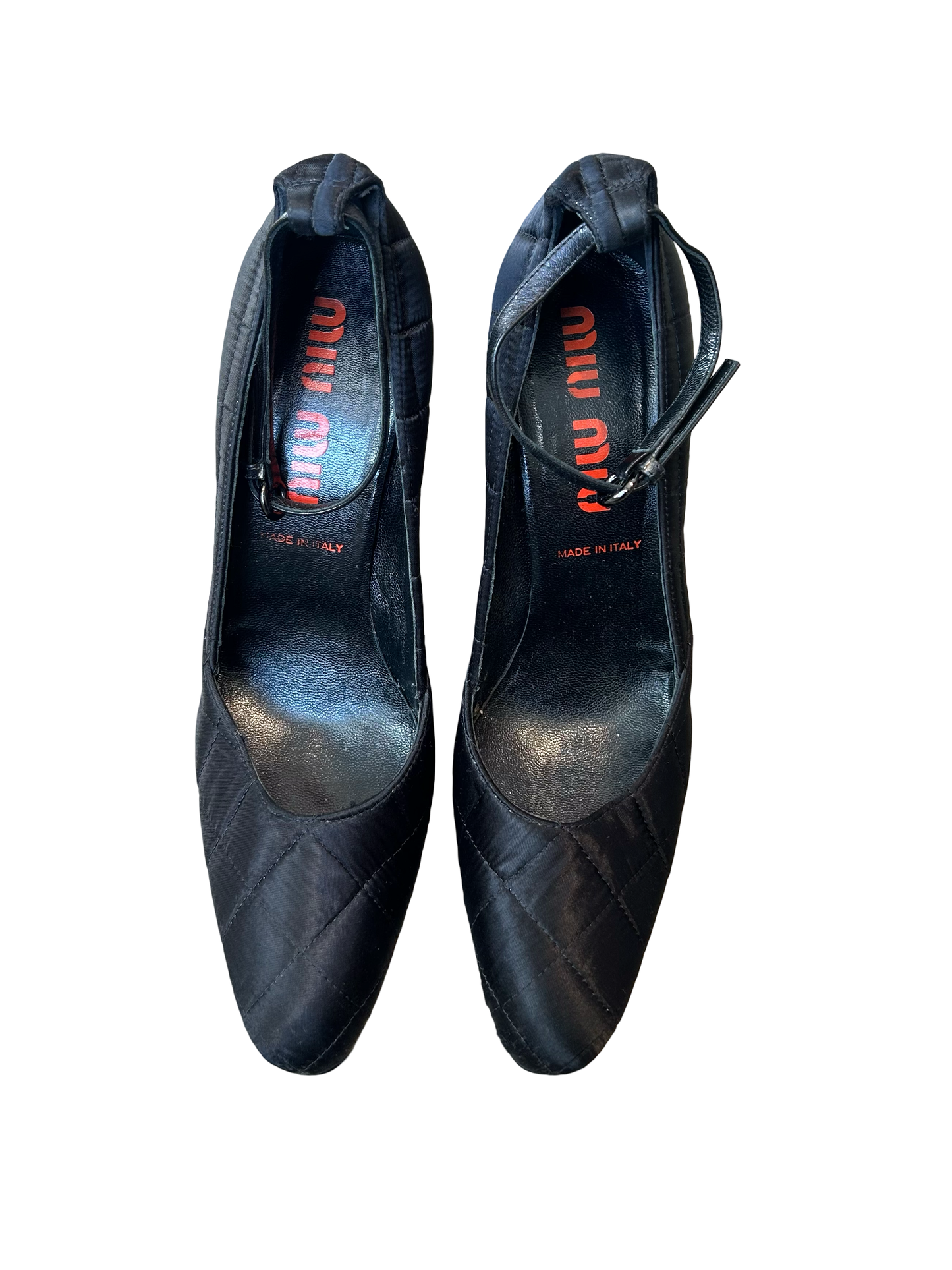 Miu Miu Quilted Fabric Pumps