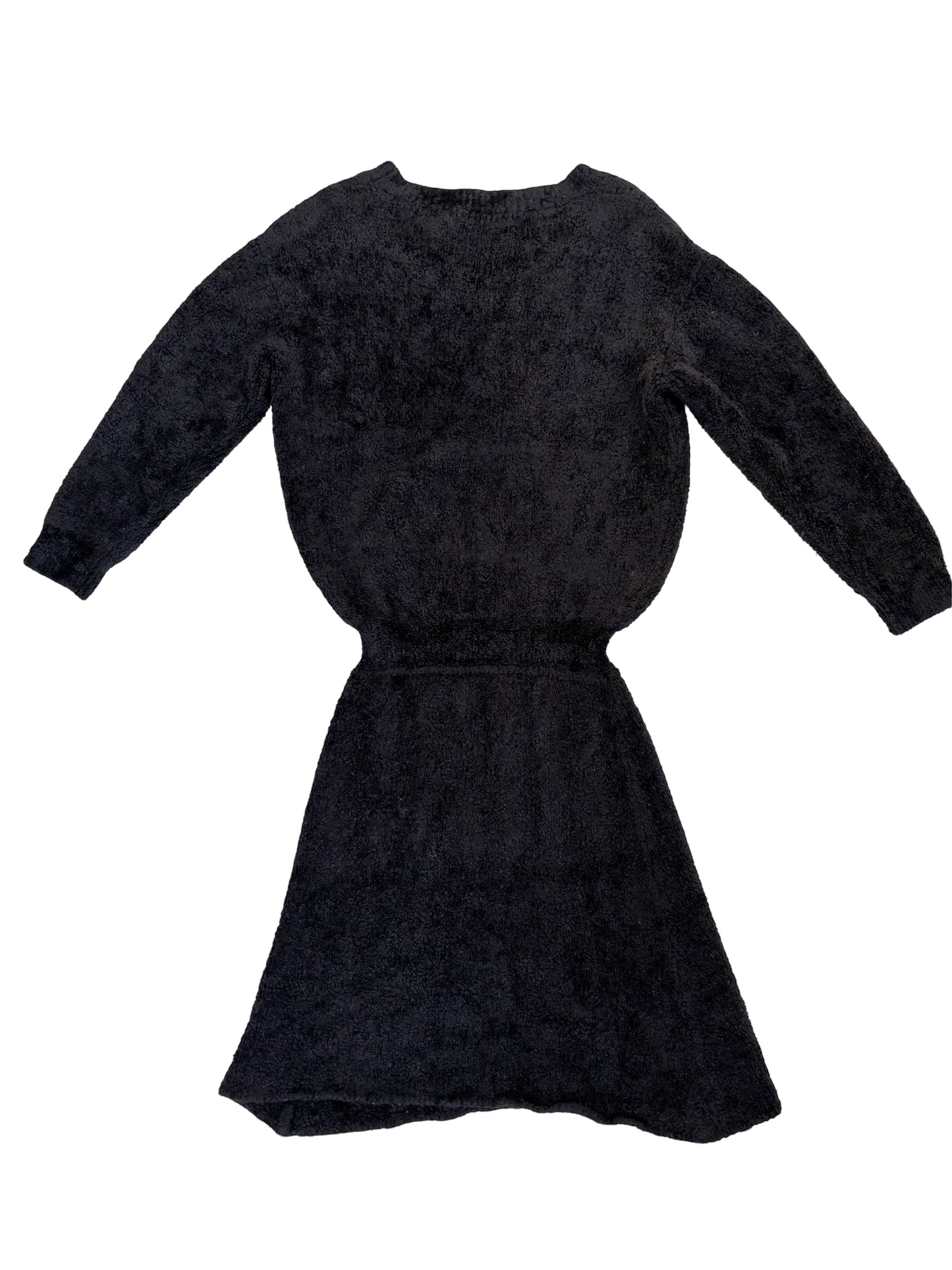 Balenciaga knitted velour dress