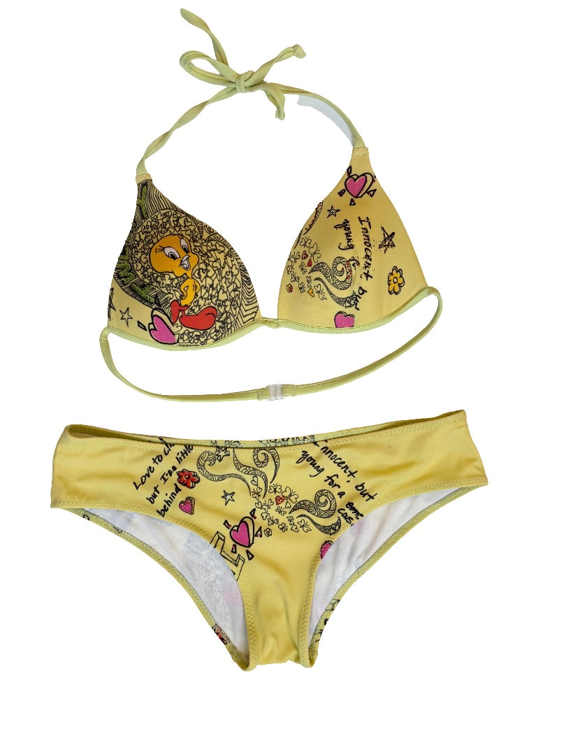 Tweety Italian Y2K cartoon bikini