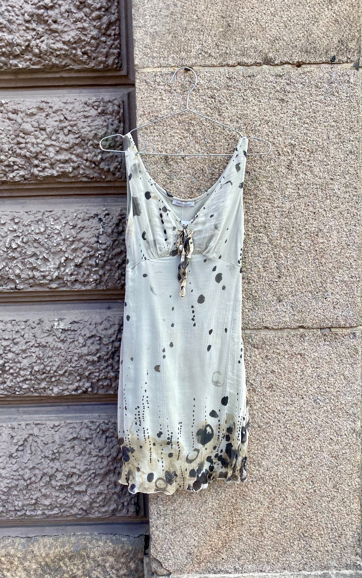 Watercolor Silk Dress