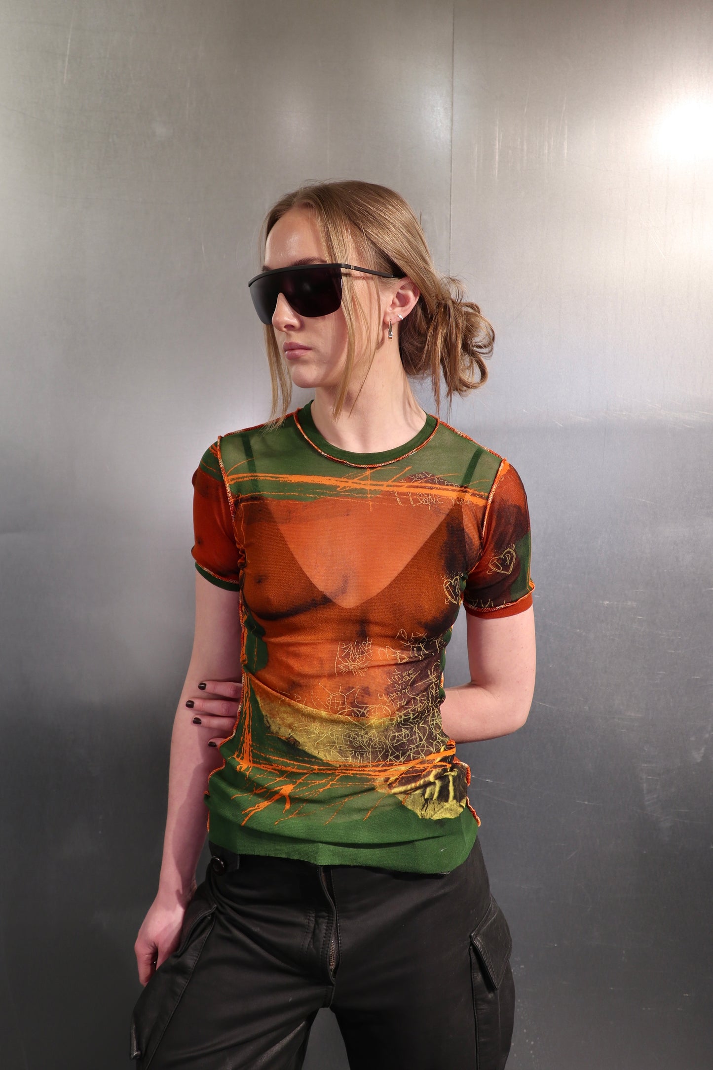 SS99 Gaultier Maille Venus De Milo Mesh Top