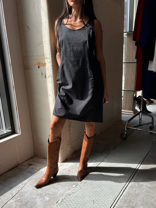 Marni breezy navy blue dress