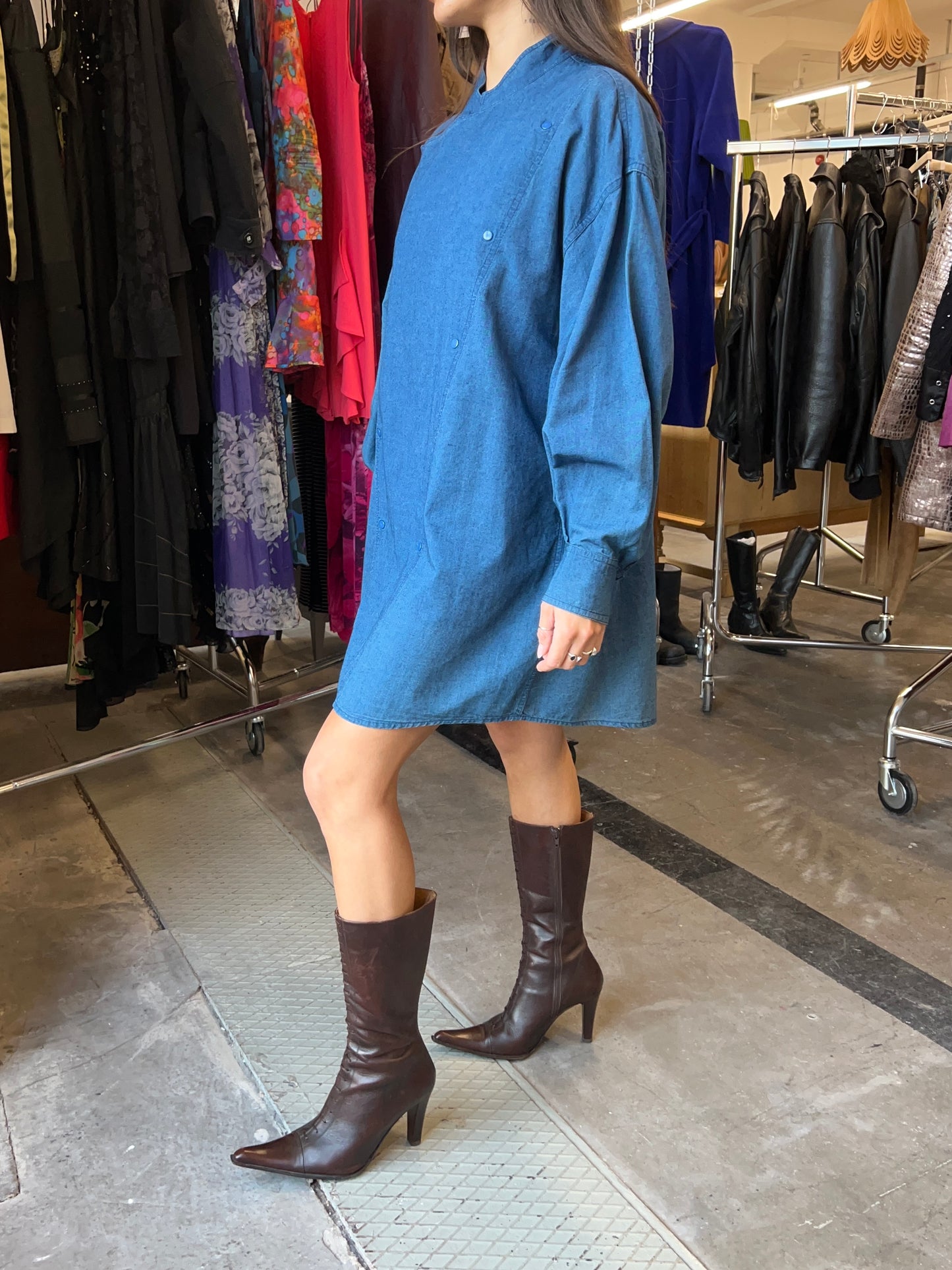 Kenzo collared denim shirt