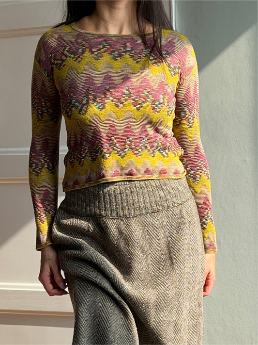 Missoni Chevron Knit Sweater